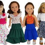 Peasant Skirt doll clothes patterns