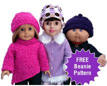 Free Doll Clothes Beanie Pattern