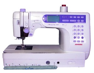 Sewing Machine with Pin Cushion Pattern