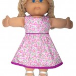 18 1/2 Inch Cabbage Patch Kids Summer Dress Doll Clothes Pattern