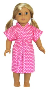 18 Inch American Girl Summer Dressing Gown Doll Clothes Patterns