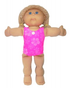 18 1/2 Inch Cabbage Patch Kids One Piece Swim Suit Doll Clothes Patterns