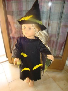 American girl doll clothes patterns witches costume by Sharon