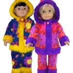 18 Inch American Girl Doll Winter stuff Clothes Patterns Funky Furs