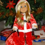 American Girl Santa Suit Doll Clothes Pattern with Christmas Tree