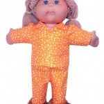 18 1/2 Inch Cabbage Patch Doll Clothes Patterns Winter Pyjamas
