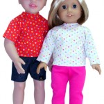 18 Inch and American Girl Doll Clothes Patterns Tshirt