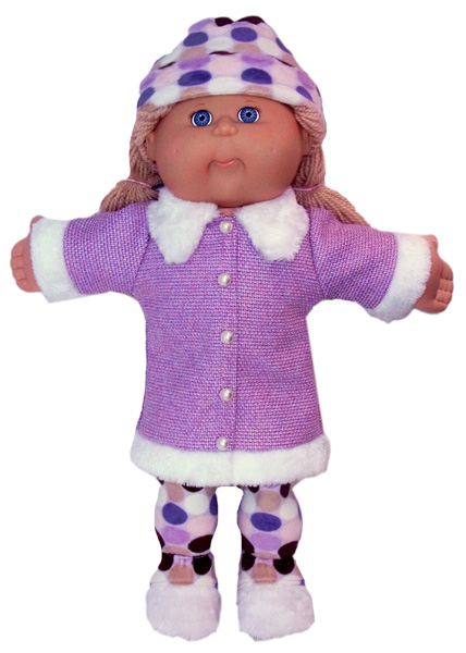 Cabbage Patch Fur Trimmed Jacket Rosies Doll Clothes Patterns