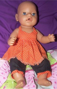 Doll Clothes Patterns Handerchief Top Noela