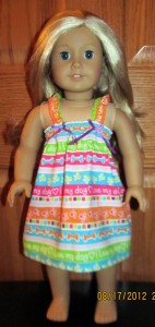 doll clothes patterns summer nightie by Crystal