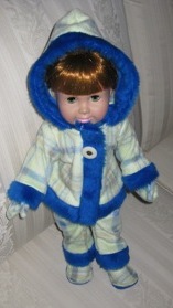 Peggy Funky Fur Doll Clothes Patterns Blue