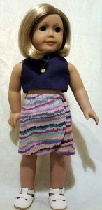 sarong crop top doll clothes