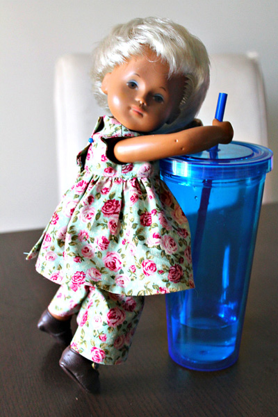 Sasha Baby doll resizing American Girl Doll Clothes Patter Summer Dress