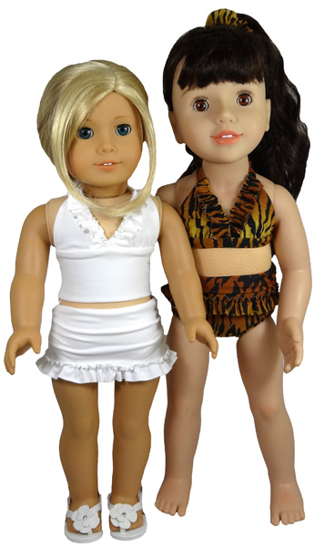 18 Inch American Girl Doll Clothes Pattern Bikini