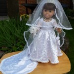 American Girl Doll Clothes Wedding Dress Sharon
