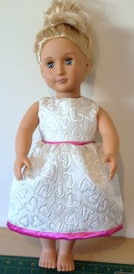 Evening gown dress for 18 inch Journey Girl Doll