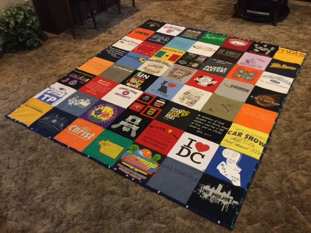 T Shirt quilt Terri