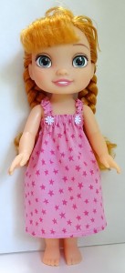 summer nightie pattern Disney Toddler Doll