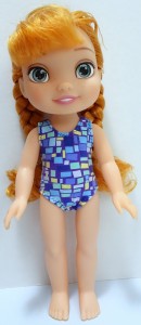 one piece swimsuit resized pattern Disney Toddler Doll