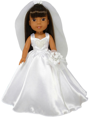 Wellie Wishers Doll Wedding Dress Pattern