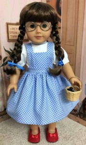 Cindy Brown Pinafore Dress pattern Dorothy
