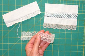 Attaching lace with your overlocker and serger