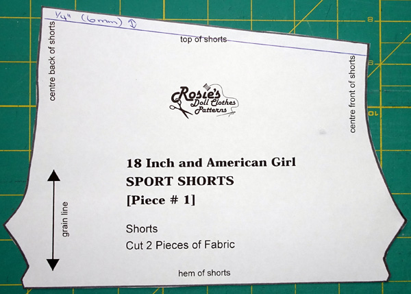 1. Adjusting Sports Shorts Patterns