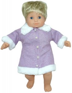Bitty Baby and Bitty Twins Doll Clothes Pattern fur trimmed jacket