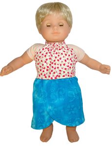 Bitty Baby and Bitty Twins Doll Clothes Pattern halter top and sarong