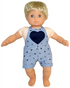 Bitty Baby and Bitty Twins Doll Clothes Pattern overalls short