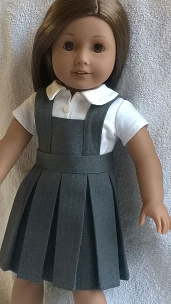 Ruth pinafore pleated skirt pattern