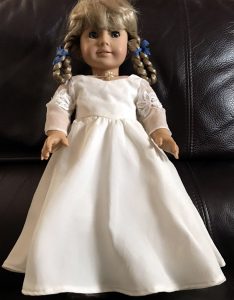 Becky American Girl wedding dress doll clothes patterns