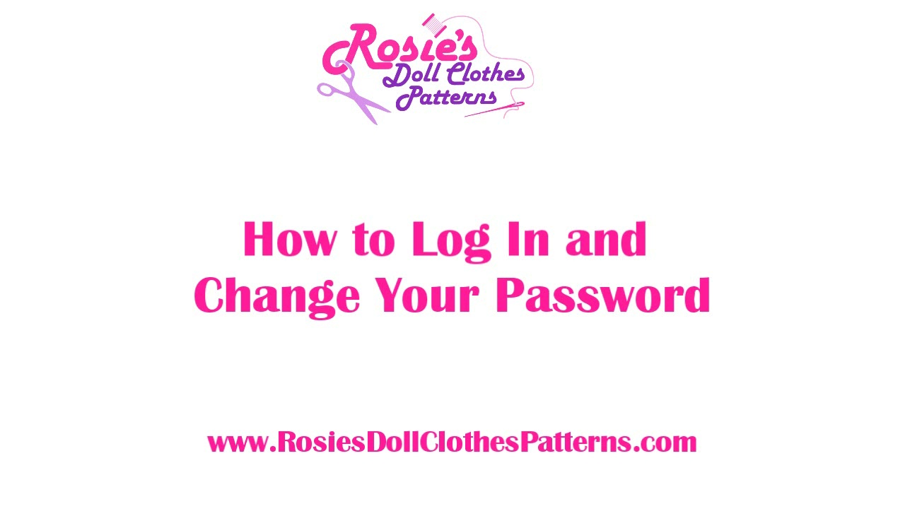 How to Login and Change Your Password