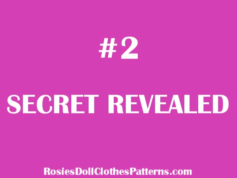 How to Sew Doll Clothes Secret 2