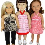 18 Inch American Girl Strappy Dress and Top Doll Clothes Pattern