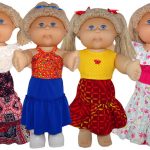 Peasant Skirt doll clothes pattern Cabbage Patch