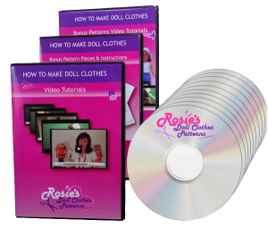 How to Make Doll Clothes DVD Course Sale