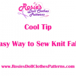 Sewing Knit Fabrics the easy way