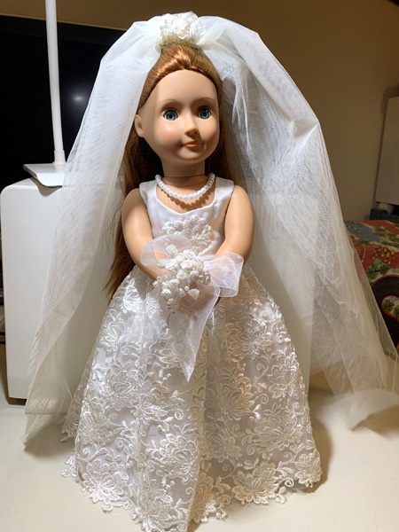 Wedding Dress on Our Generation Doll
